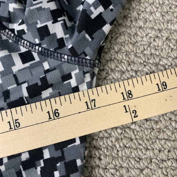 Soybu Womens Dress Size Medium Gray Digital Camouflage 1/2 Zip Pockets Active - Picture 7 of 10